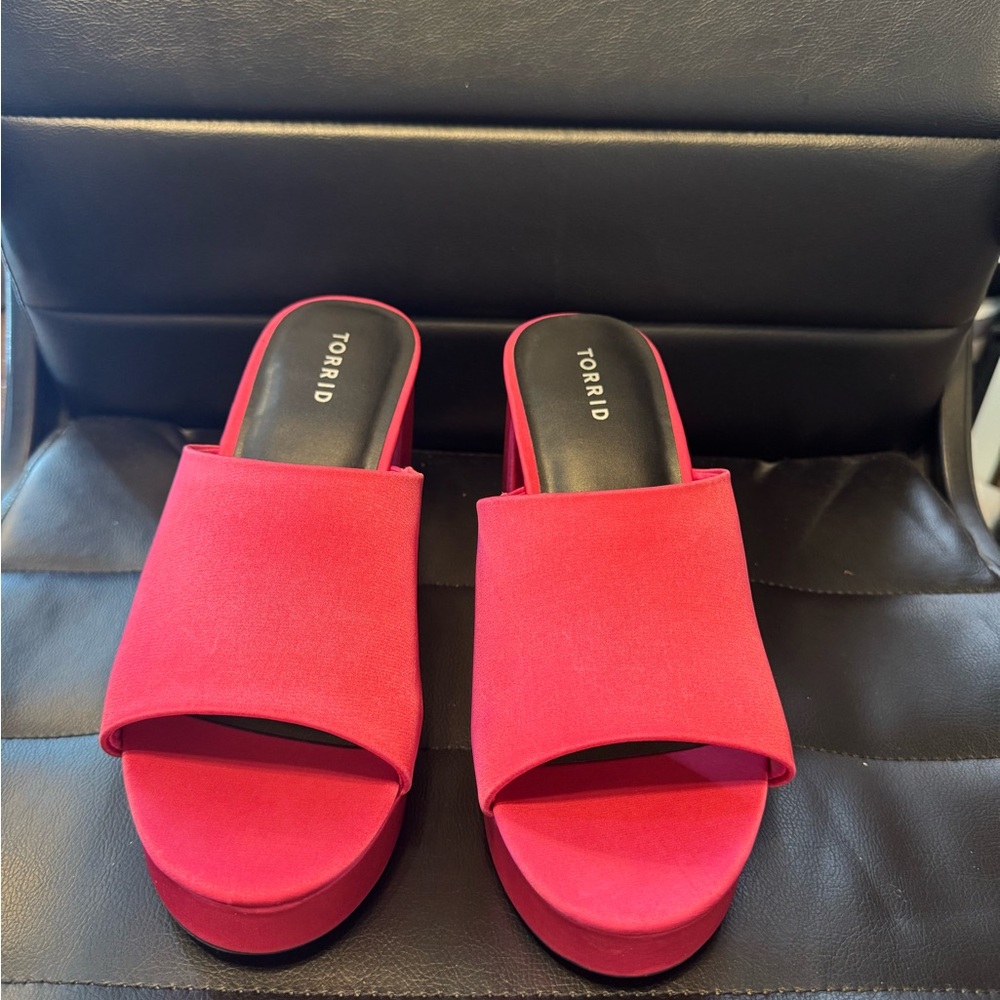 Torrid Women's Red Slide Sandals